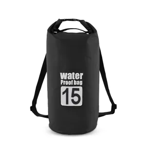 Swim Dry Bag/Backpack - 15L Black