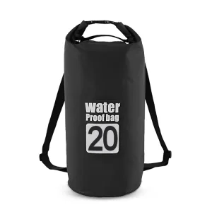 Swim Dry Bag/Backpack - 20L Black