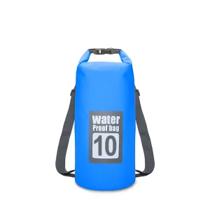 Swim Dry Bag/Backpack - 10L Blue