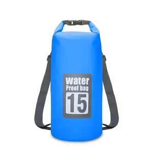 Swim Dry Bag/Backpack - 15L Blue