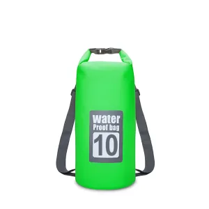 Swim Dry Bag/Backpack - 10L Green