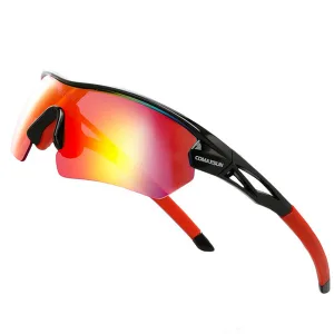 Cycling Glasses - Red Black
