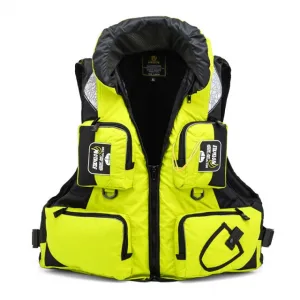 Kayak Life Jacket Buoyancy Aid - Yellow, XXL