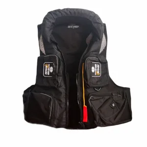 Kayak Life Jacket Buoyancy Aid - Black, XXL