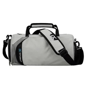Gym bag with shoe compartment - Gray Small