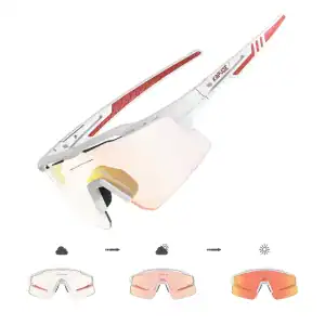 Photochromic Cycling Glasses - Mountain Bike - Red-Orange