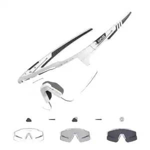 Photochromic Cycling Glasses - Mountain Bike - Black-White