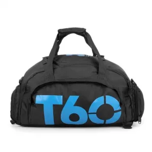 Waterproof Gym Bag for Sports - Black-Blue