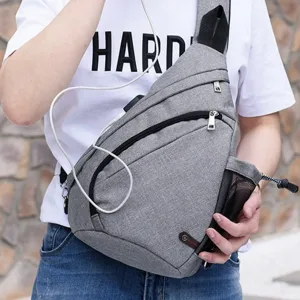 Crossbody Bag USB Charging Backpack