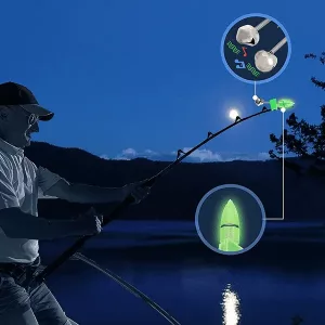 LED Light Fishing Rod Bells Bite Alarm