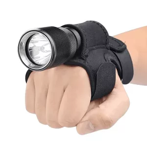 Wrist Glove Flashlight Holder for Diving