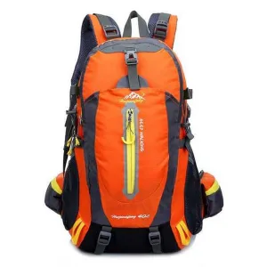 Waterproof Climbing Backpack Camping Bag - Orange