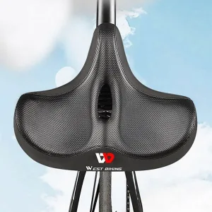 comfortable bike saddle, comfortable bike seat, wide bike seat, wide bike saddle, bike seat with cushion