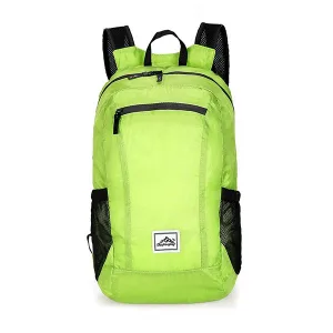 Foldable Travel Backpack Outdoor Bag - Green