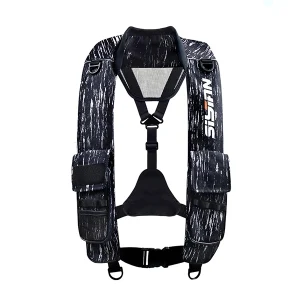 Automatic Inflatable Life Jacket for Adults - Black
