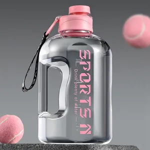 Sports Large Capacity Water Bottle - Pink