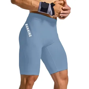 Men's Workout Compression Shorts - Sky Blue, S