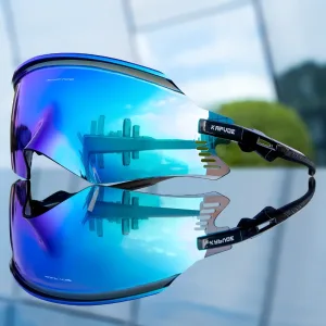 Cycling Sunglasses with UV Protection - Blue
