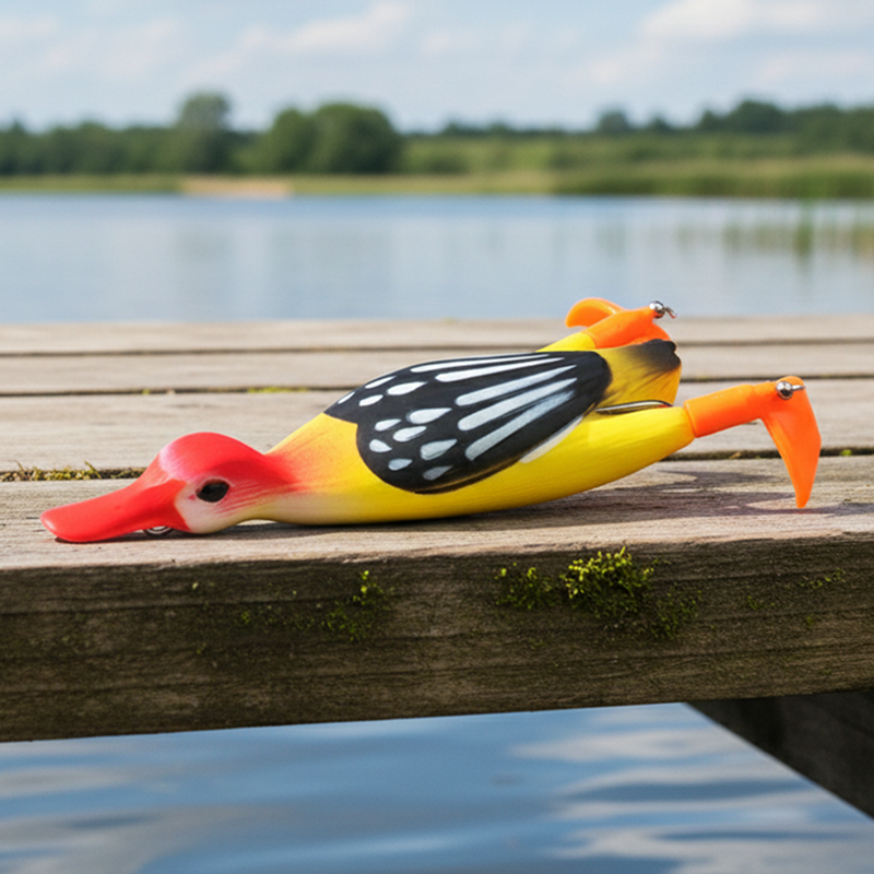 spin bait, spin lure, duck fishing lure
