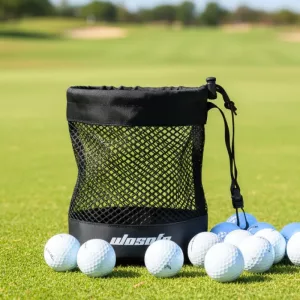 golf ball bag, golf ball pouch, golf ball mesh bag
