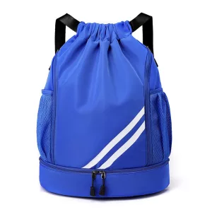 Football Backpack Sports Bag - Blue