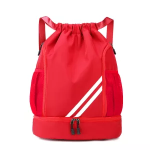 Football Backpack Sports Bag - Red