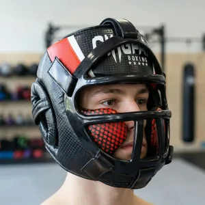 boxing helmet, sparring helmet, martial arts helmet, sparring headgear with face shield
